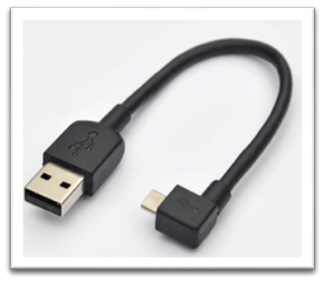 USB 2.0 A to 直角 type C