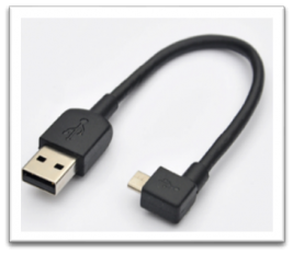 USB 2.0 A to type C(90。)